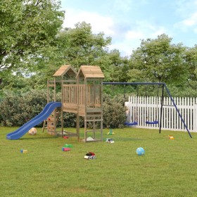 Spielplatz im Freien aus imprägniertem Kiefernholz von vidaXL, Schaukeln und Spielgeräte - Ref: Foro24-3155899, Preis: 617,99...