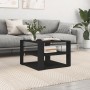 Black engineered wood coffee table 59.5x59.5x40 cm by vidaXL, Coffee table - Ref: Foro24-834246, Price: 37,93 €, Discount: %