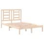 Solid pine wood bed frame 120x200 cm by vidaXL, Beds and slatted bases - Ref: Foro24-3104343, Price: 106,23 €, Discount: %