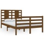 Estructura de cama madera maciza pino marrón miel 120x200 cm de vidaXL, Camas y somieres - Ref: Foro24-3104281, Precio: 137,9...