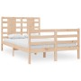 Estructura de cama madera maciza de pino 120x200 cm de vidaXL, Camas y somieres - Ref: Foro24-3104278, Precio: 120,73 €, Desc...