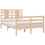 Estructura de cama madera maciza de pino 120x200 cm de vidaXL, Camas y somieres - Ref: Foro24-3104278, Precio: 120,73 €, Desc...