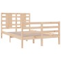 Estructura de cama madera maciza de pino 120x200 cm de vidaXL, Camas y somieres - Ref: Foro24-3104278, Precio: 120,73 €, Desc...