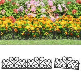 Garden edging 17 units PP black 10 m by vidaXL, Garden edging and edging - Ref: Foro24-318301, Price: 46,99 €, Discount: %