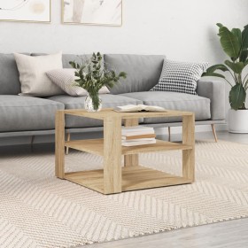 Sonoma oak engineered wood coffee table 59.5x59.5x40cm by vidaXL, Coffee table - Ref: Foro24-834248, Price: 36,19 €, Discount: %