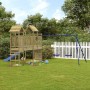 Spielplatz im Freien aus imprägniertem Kiefernholz von vidaXL, Schaukeln und Spielgeräte - Ref: Foro24-3155911, Preis: 589,99...