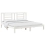 Estructura de cama madera maciza de pino blanco 200x200 cm de vidaXL, Camas y somieres - Ref: Foro24-3104369, Precio: 135,97 ...