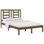 Estructura de cama madera maciza pino marrón miel 90x200 cm de vidaXL, Camas y somieres - Ref: Foro24-3104336, Precio: 106,10...