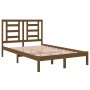 Estructura de cama madera maciza pino marrón miel 90x200 cm de vidaXL, Camas y somieres - Ref: Foro24-3104336, Precio: 106,10...