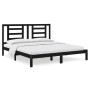 Estructura de cama madera maciza negro Supe King 180x200 cm de vidaXL, Camas y somieres - Ref: Foro24-3104367, Precio: 184,30...