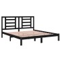 Estructura de cama madera maciza negro Supe King 180x200 cm de vidaXL, Camas y somieres - Ref: Foro24-3104367, Precio: 184,30...