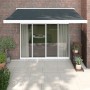 Retractable aluminum awning and anthracite gray fabric 3.5x2.5 m by vidaXL, Awnings - Ref: Foro24-3154587, Price: 575,80 €, D...