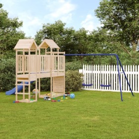 Spielplatz im Freien aus massivem Kiefernholz von vidaXL, Schaukeln und Spielgeräte - Ref: Foro24-3155909, Preis: 557,99 €, R...