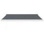 Toldo retráctil aluminio y tela gris antracita 3,5x2,5 m de vidaXL, Toldos - Ref: Foro24-3154587, Precio: 575,80 €, Descuento: %