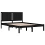 Estructura de cama madera maciza negra King Size 150x200 cm de vidaXL, Camas y somieres - Ref: Foro24-3104422, Precio: 175,40...