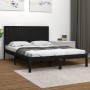 Black solid wood bed frame Supe King 180x200 cm by vidaXL, Beds and slatted bases - Ref: Foro24-3104432, Price: 193,99 €, Dis...