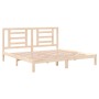 Solid pine wood bed frame 200x200 cm by vidaXL, Beds and slatted bases - Ref: Foro24-3104368, Price: 125,40 €, Discount: %