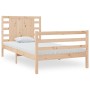 Solid pine wood bed frame 100x200 cm by vidaXL, Beds and slatted bases - Ref: Foro24-3104273, Price: 104,89 €, Discount: %