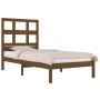 Estructura de cama madera maciza pino marrón miel 100x200 cm de vidaXL, Camas y somieres - Ref: Foro24-3104471, Precio: 106,1...