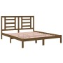 Estructura de cama madera maciza de pino marrón miel 160x200 cm de vidaXL, Camas y somieres - Ref: Foro24-3104361, Precio: 15...