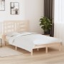 Estructura de cama madera maciza 120x190 cm de vidaXL, Camas y somieres - Ref: Foro24-3104318, Precio: 105,66 €, Descuento: %