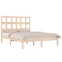 Solid pine wood bed frame 120x190 cm by vidaXL, Beds and slatted bases - Ref: Foro24-3104448, Price: 104,65 €, Discount: %