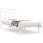 Estructura de cama madera maciza de pino blanco 90x200 cm de vidaXL, Camas y somieres - Ref: Foro24-3104529, Precio: 88,17 €,...