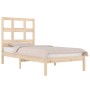 Solid pine wood bed frame 100x200 cm by vidaXL, Beds and slatted bases - Ref: Foro24-3104468, Price: 88,81 €, Discount: %