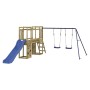 Outdoor-Spielplatz aus imprägniertem Kiefernholz von vidaXL, Schaukeln und Spielgeräte - Ref: Foro24-3155932, Preis: 524,43 €...