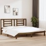 Estructura de cama madera maciza de pino marrón miel 200x200 cm de vidaXL, Camas y somieres - Ref: Foro24-3104371, Precio: 15...