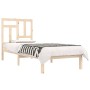 Estructura de cama de madera maciza de pino 90x200 cm de vidaXL, Camas y somieres - Ref: Foro24-3104528, Precio: 83,27 €, Des...