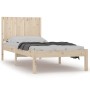 Estructura de cama de madera maciza de pino 90x200 cm de vidaXL, Camas y somieres - Ref: Foro24-3104398, Precio: 85,99 €, Des...