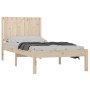 Estructura de cama de madera maciza de pino 90x200 cm de vidaXL, Camas y somieres - Ref: Foro24-3104398, Precio: 85,99 €, Des...