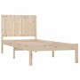 Estructura de cama de madera maciza de pino 90x200 cm de vidaXL, Camas y somieres - Ref: Foro24-3104398, Precio: 85,99 €, Des...