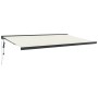 Toldo retráctil aluminio y tela color crema 5x3 m de vidaXL, Toldos - Ref: Foro24-3154605, Precio: 799,80 €, Descuento: %