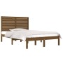 Estructura de cama madera maciza marrón miel 140x19macizo cm de vidaXL, Camas y somieres - Ref: Foro24-3104591, Precio: 206,9...