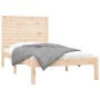 Estructura de cama madera maciza de pino 90x200 cm de vidaXL, Camas y somieres - Ref: Foro24-3104593, Precio: 94,15 €, Descue...