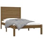 Estructura de cama madera maciza marrón miel 100x200 cm de vidaXL, Camas y somieres - Ref: Foro24-3104601, Precio: 120,20 €, ...