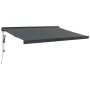 Toldo retráctil aluminio y tela gris antracita 3x2,5 m de vidaXL, Toldos - Ref: Foro24-3154611, Precio: 576,99 €, Descuento: %