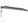 Toldo retráctil aluminio y tela gris antracita 4x3 m de vidaXL, Toldos - Ref: Foro24-3154613, Precio: 740,25 €, Descuento: %