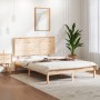 Estructura de cama madera maciza de pino 120x200 cm de vidaXL, Camas y somieres - Ref: Foro24-3104798, Precio: 114,76 €, Desc...