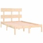 Solid pine wood bed frame 120x200 cm by vidaXL, Beds and slatted bases - Ref: Foro24-3104668, Price: 102,99 €, Discount: %