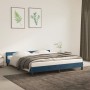 Estructura cama con cabecero terciopelo azul oscuro 180x200 cm de vidaXL, Camas y somieres - Ref: Foro24-347589, Precio: 122,...