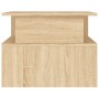 Mesa de centro madera de ingeniería roble Sonoma 90x55x42,5 cm de vidaXL, Mesas de centro - Ref: Foro24-834280, Precio: 54,99...