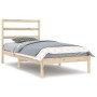 Estructura de cama madera maciza de pino 90x200 cm de vidaXL, Camas y somieres - Ref: Foro24-3104918, Precio: 77,99 €, Descue...