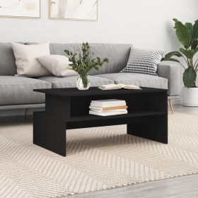 Engineered wood black coffee table 90x55x42.5 cm by vidaXL, Coffee table - Ref: Foro24-834279, Price: 48,59 €, Discount: %