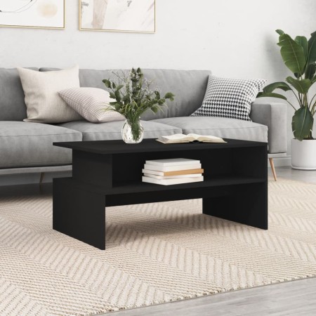 Mesa de centro madera de ingeniería negro 90x55x42,5 cm de vidaXL, Mesas de centro - Ref: Foro24-834279, Precio: 48,59 €, Des...