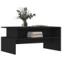 Engineered wood black coffee table 90x55x42.5 cm by vidaXL, Coffee table - Ref: Foro24-834279, Price: 48,99 €, Discount: %