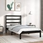 Estructura de cama madera maciza de pino negra 100x200 cm de vidaXL, Camas y somieres - Ref: Foro24-3104927, Precio: 111,91 €...