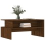 Mesa de centro madera de ingeniería marrón roble 90x55x42,5 cm de vidaXL, Mesas de centro - Ref: Foro24-834285, Precio: 52,76...